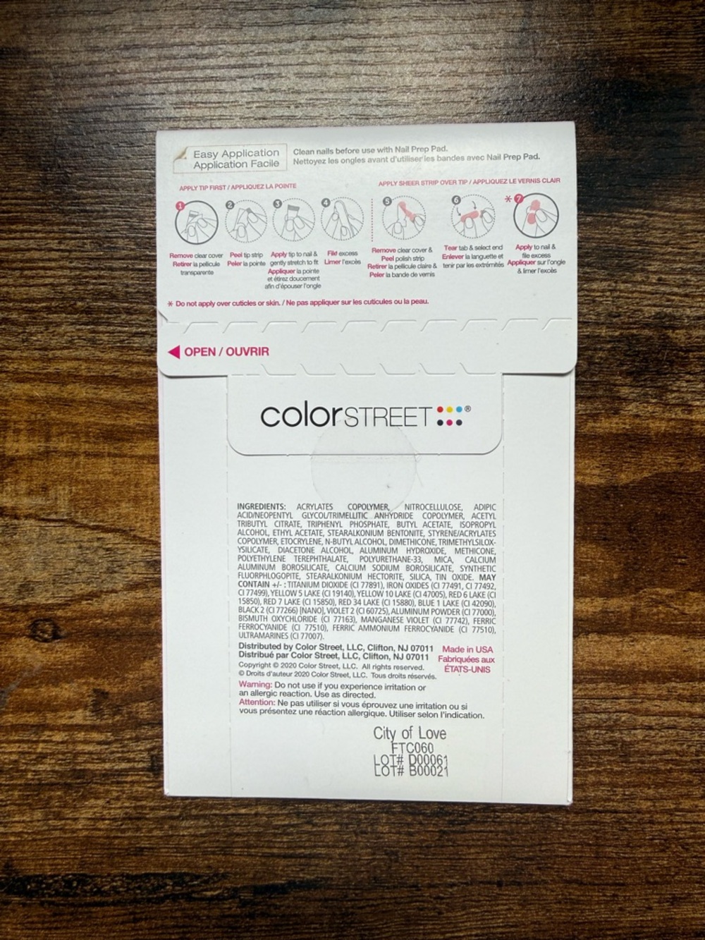 Color Street French Manicure Strips: City Of Love - Picture 6 of 7